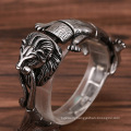 Fashion Hip Hop Silver Jewelry Stainless Steel Jewelry Animal Lion Bracelet